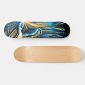 #Dieselpunk, #GiantRobot, #SkateboardDeck, #WarTor Skateboard (Horizontal)