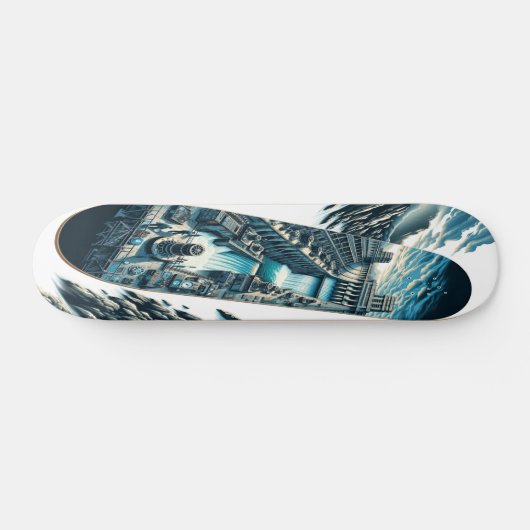 ‚Dieselpunk Hydroelektrische Power Deck‘ Skateboard (Horizontal)