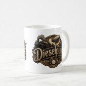 Dieselpunk Kaffeetasse (VorderseiteRechts)