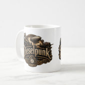 Dieselpunk Kaffeetasse (Vorderseite Links)