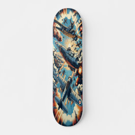 "Dieselpunk Sky Battle Deck" Skateboard