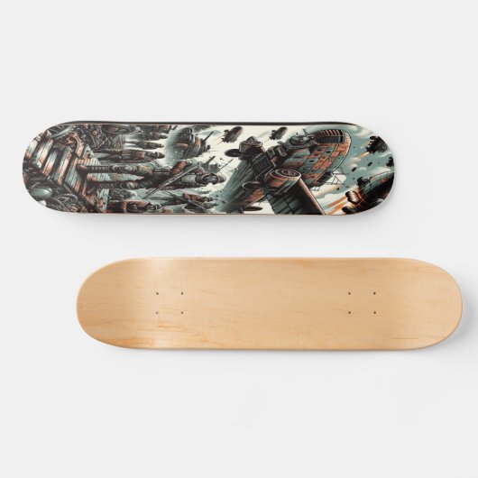 ‚Dieselpunk Warfare Deck‘ Skateboard (Horizontal)