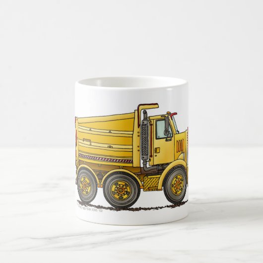 Dieseltandemkipper-Bau-Tassen Kaffeetasse (Mittel)