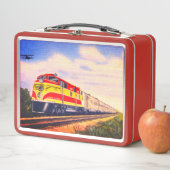 Dieselzug und Flugzeug Metall Brotdose (Beispiel)