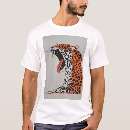 Diesem Jaguar wird ein ursprüngliches Kennzeichen T-Shirt (Vorderseite)
