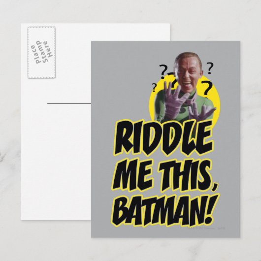 Diesen Batman Postkarte (Vorne/Hinten)