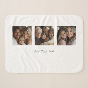 Diesen kuscheldecke personalisieren - Foto und Tex Sherpadecke
