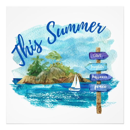 Diesen Sommer Fotodruck (Vorne)