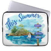 Diesen Sommer Laptopschutzhülle (Vorderseite)