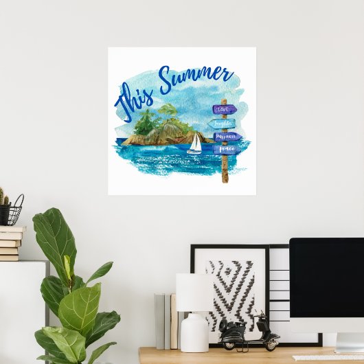 Diesen Sommer Poster (Heimbüro)