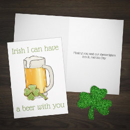 Diesen St. Patrick's Day vermisst Karte