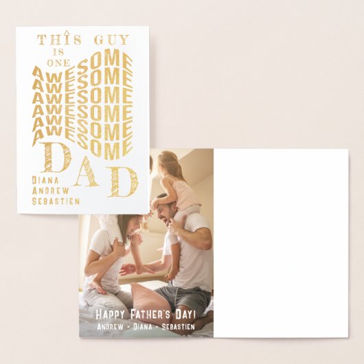 Diesen Typ einen Phantastischen Vater, lustiger Zi Folienkarte (Anzeige)