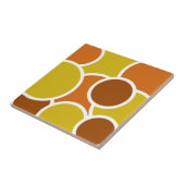 Dieser 70er Look - Vintage Retrostil-Braun Fliese (Seite)