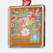 Dieser 70er Ornament Aus Metall (Links)