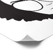 dieser 70er Typ Poster (Ecke)