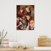 Dieser 70er zeigt das Foto des Fischauges Poster (Küche)