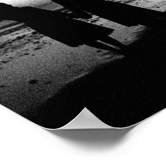 Dieser Abend, der Ozean hörte alles Poster (Ecke)