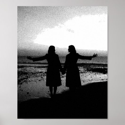 Dieser Abend, der Ozean hörte alles Poster (Vorne)