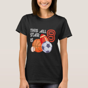 Dieser All-Star hat Geburtstag zum 8. Lebensjahr S T-Shirt