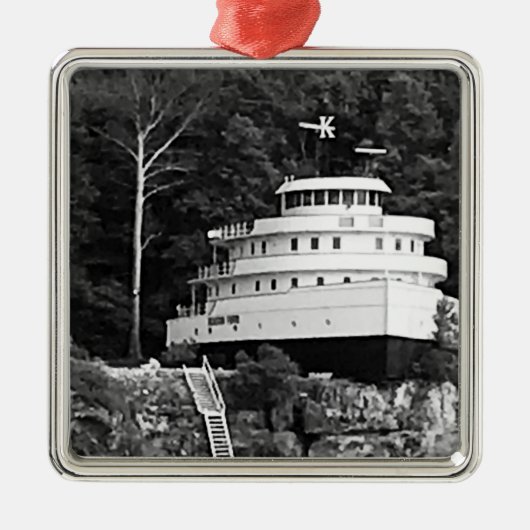 "Dieser alte Freund" in Bay Foto Ornament Aus Metall (Vorne)