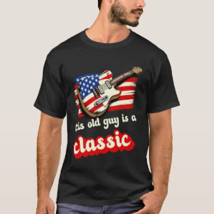 Dieser alte Kerl ist ein klassischer USA-Flagge-Gi T-Shirt