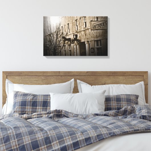 Dieser alte Laden Leinwanddruck (Insitu (Schlafzimmer))