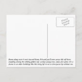 Dieser alte Stall Postkarte (Rückseite)