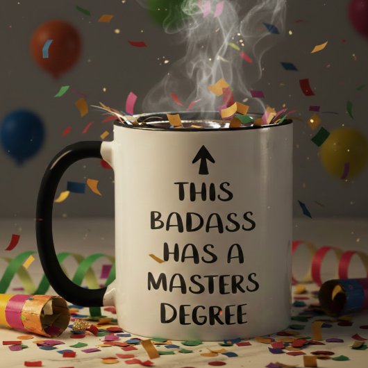 Dieser Angeber hat einen Masterabschluss Lustiger Tasse