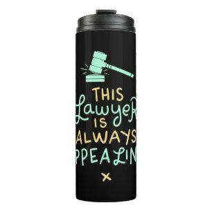 Dieser Anwalt ist immer ansprechend Thermosbecher