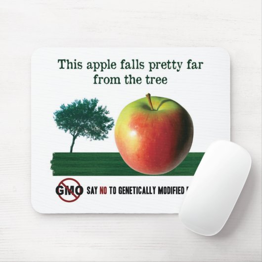 Dieser Apfel fällt hübsch weit von den Baum. KEIN Mousepad (Mit Mouse)