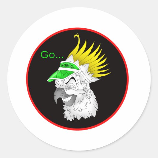 Dieser Aufkleber sagt: Vergiss nie von anderen! Ru (Vorderseite)