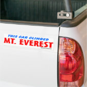 Dieser Auto gekletterte Everest Autoaufkleber (Auf Lkw)