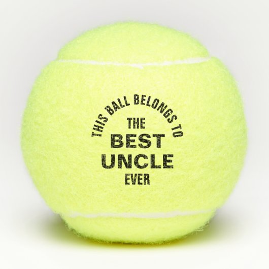 Dieser Ball gehört zum besten Onkel je Custom (Vorderseite)