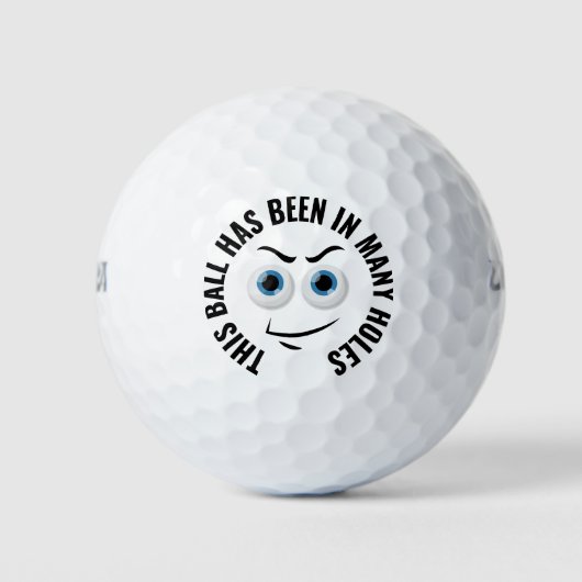 Dieser Ball ist in vielen Löchern lustig (Vorderseite)