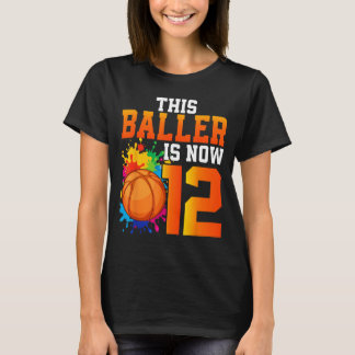 Dieser Baller ist 12 Baseball Kinder Jungen 12. Ge T-Shirt