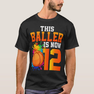 Dieser Baller ist 12 Baseball Kinder Jungen 12. Ge T-Shirt