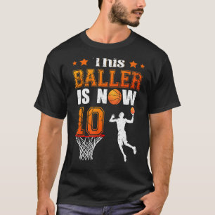 Dieser Baller ist jetzt 10 Geburtstag Basketball T T-Shirt