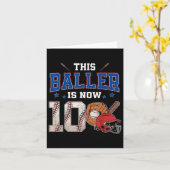 Dieser Baller ist jetzt 10 Jahre alt Baseball 10.  Karte (Gelbe Blume)