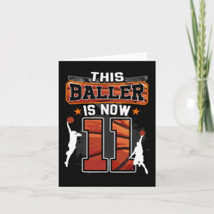 Dieser Baller ist jetzt 11 Cool Basketball 11. Geb Karte