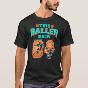 Dieser Baller ist jetzt 8 Jahre alt, der 8. Geburt T-Shirt