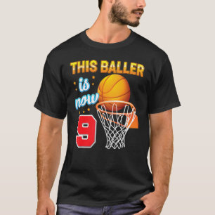 Dieser Baller ist jetzt 9 Jahre alt, 9. Geburtstag T-Shirt