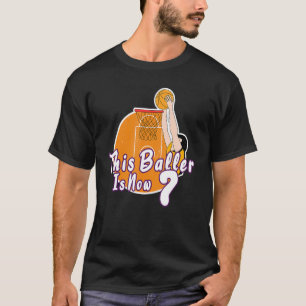 Dieser Baller ist jetzt der siebte Geburtstag Bask T-Shirt
