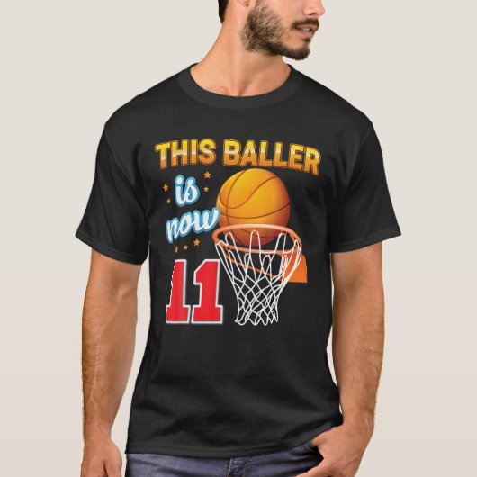 Dieser Baller ist jetzt elf Jahre alt 11. Geburtst T-Shirt (Vorderseite)