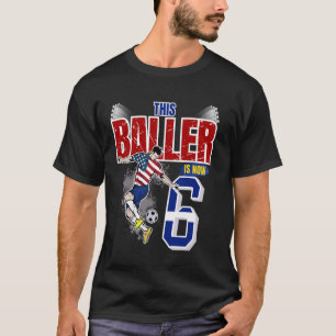 Dieser Baller ist jetzt sechster Geburtstag des Fu T-Shirt