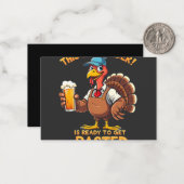 Dieser Barkeeper ist bereit, sich zu blamieren Mitteilungskarte (Vorderseite/Rückseite Beispiel)