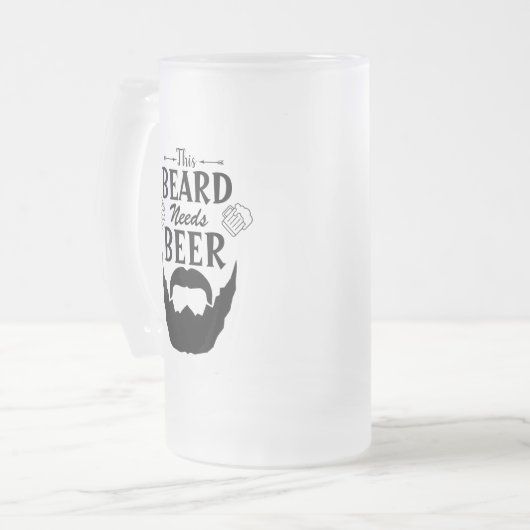 Dieser Bart braucht Tasse (Vorderseite Links)