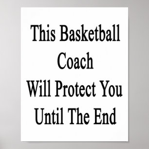 Dieser Basketballtrainer schützt Sie bis zum E Poster