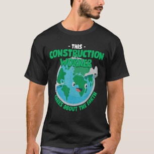 Dieser Bauarbeiter kümmert sich um die Erdmatte T-Shirt