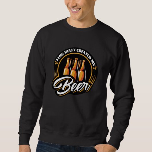 Dieser Bauch hat mein Bierbraut-Design kreiert Sweatshirt (Vorderseite)