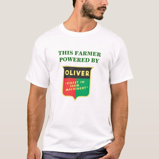 Dieser Bauer angetrieben von Oliver! T-Shirt (Vorderseite)